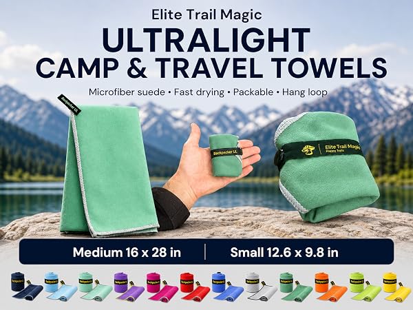 camp towels travel