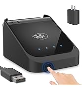 Dock Compatible with Tap &amp; Chip Reader, with Smart Anti-sleep Button Cable and Wall Charger, POS ...