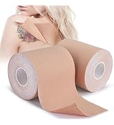 2 Rolls Tattoo Cover Up Tape, 3"x16.4ft Tattoo Cover Up Patches Water-Resistant &amp; Sweat-Resistant...