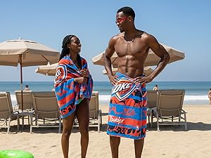 Beach towel People wearing them