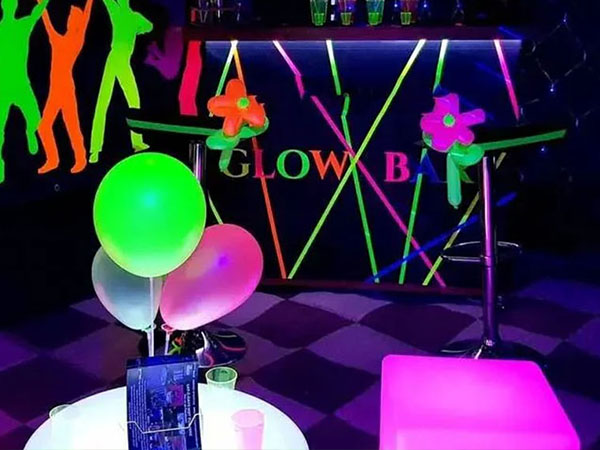 black light party