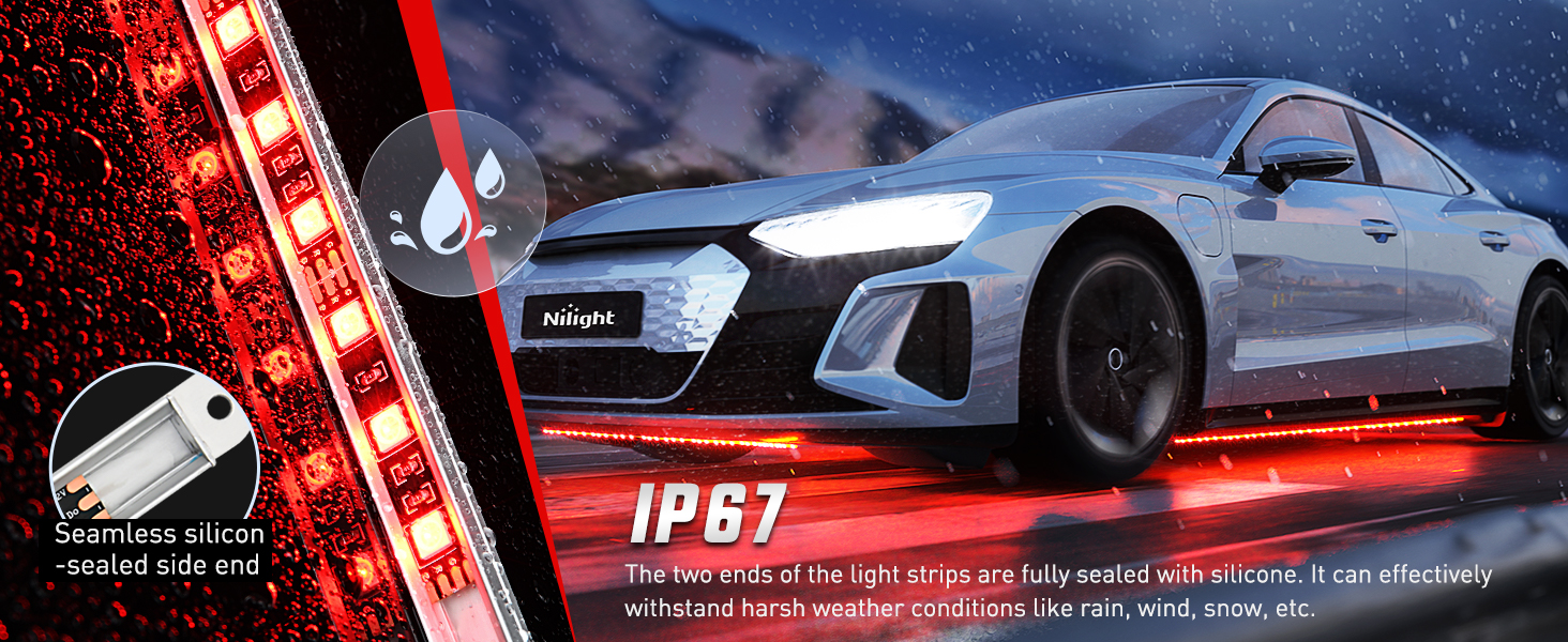 Aluminum Underglow Neon Accent Strip Lights