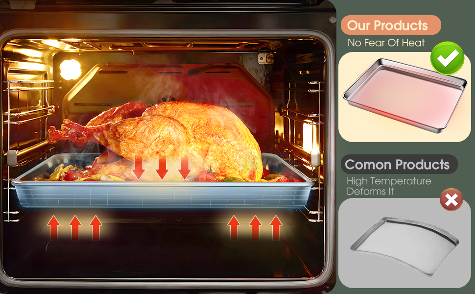 stainless steel baking sheet