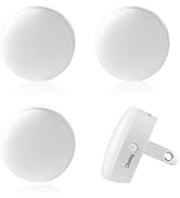 junlit Plug-in Night Light Mini, Dusk to Dawn Sensor, 4-Color, LED Toilet Night Lights, Dimmable ...