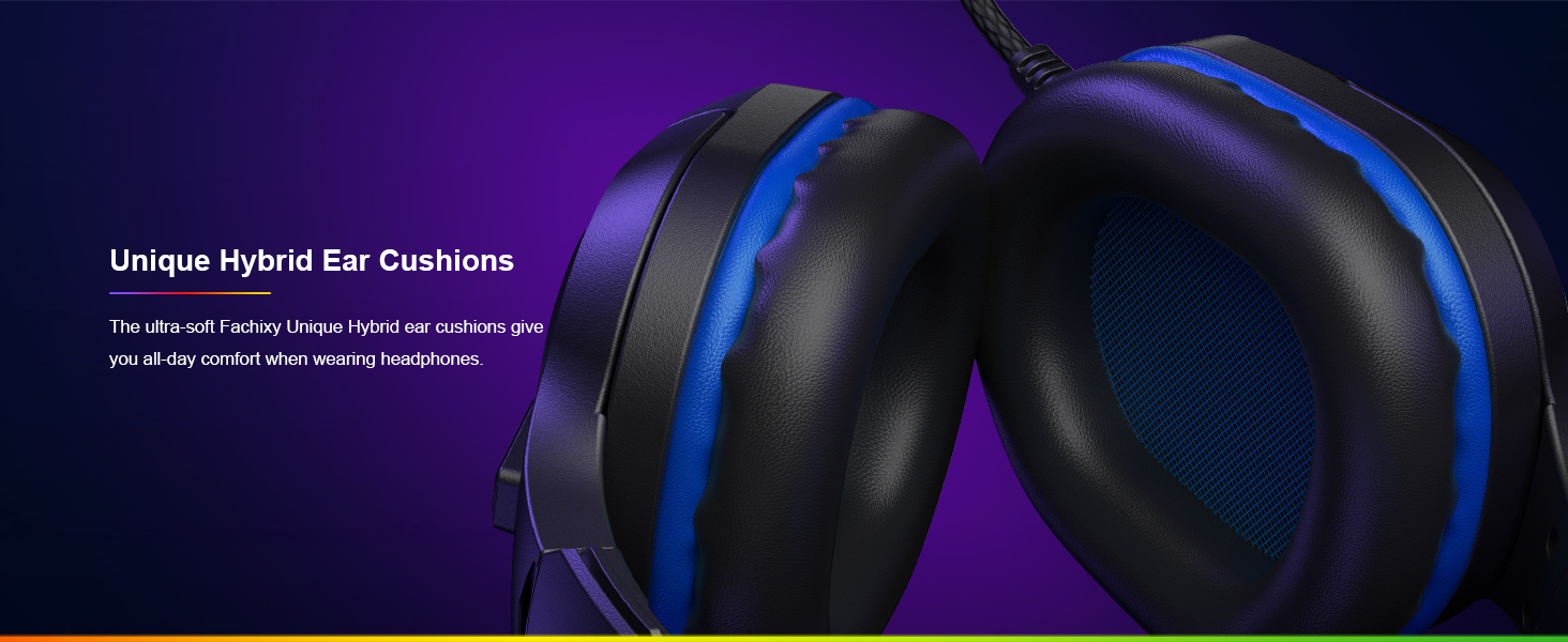 headset with RGB lights