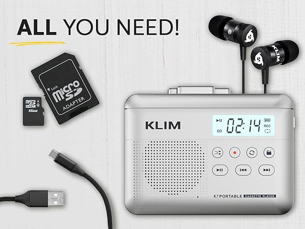 K7 Cassette Player SILVER