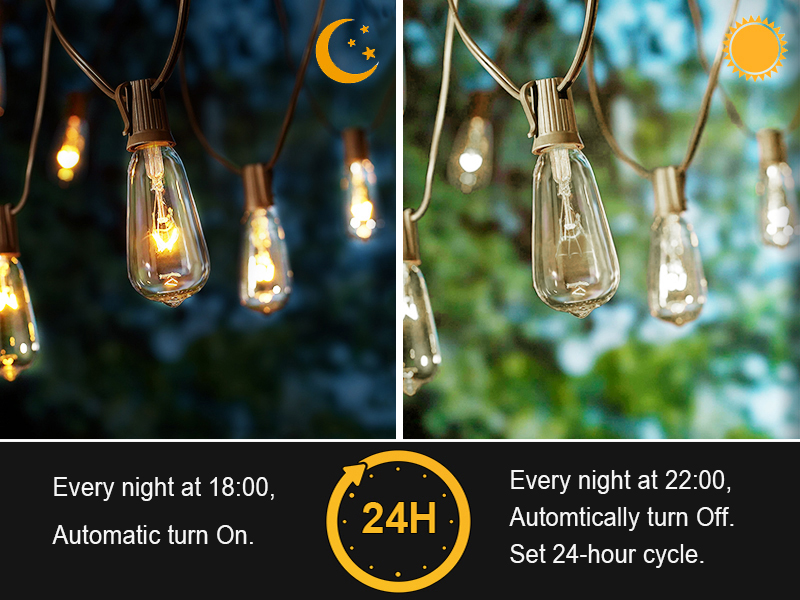 Flicker free outdoor lighting dimmer plug perfect for recording backyard movie nights
