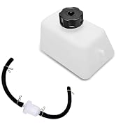 Yekoaru Fuel Petrol Tank, Coolant Reservoir Tank, Plastic Gas Tank with Oil Filter and Pipes, Fit...