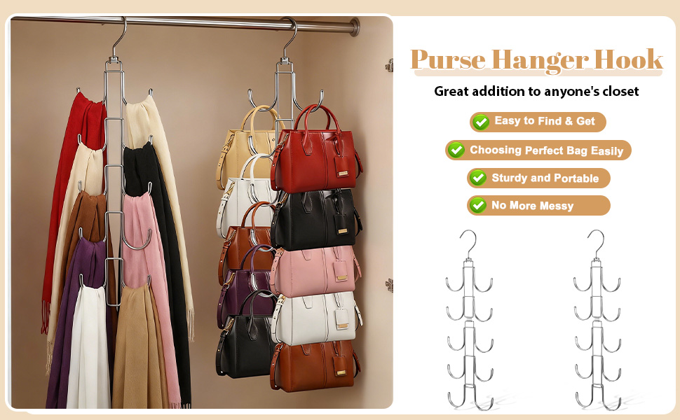 Purse Hanger for Closet