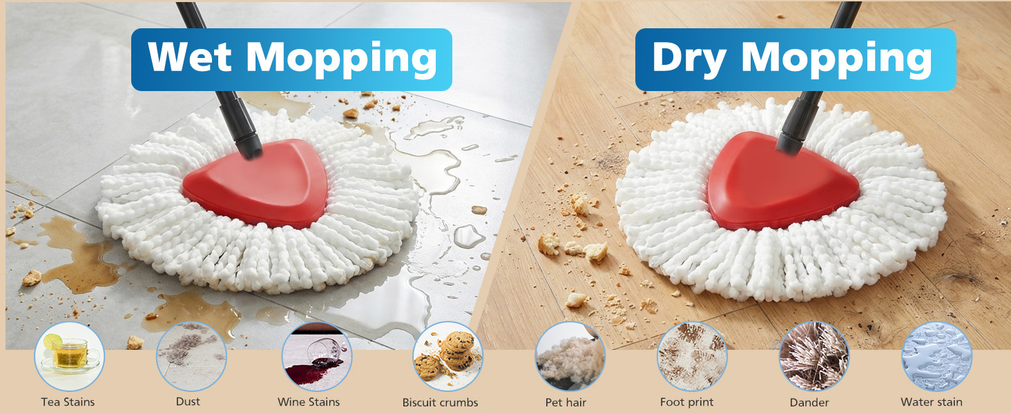 Spin Mop Replace Head
