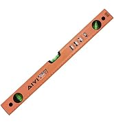 DOWELL 18 Inch Magnetic Spirit Level with Imperial scale, 3 Different Bubbles-45°/90°/180°, HY030661
