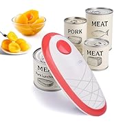 CIRCLE JOY Electric Can Opener, One-Touch Automatic Can Opening with Smooth Edges, Food Safety Ha...