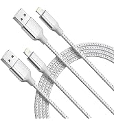 10FT iPhone Charger 2Pack, [Apple MFi Certified] USB A to Lightning Cable 10 Foot, Extra Long Nyl...