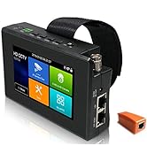 EVERSECU 5 in 1 CCTV Tester Support Upt to 4K IP Camera & 720P/1080P/3mp/4mp/5 Megapixel AHD, TVI...