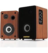 LOOPTONE Powered Bookshelf Speakers - 2.0 Stereo Active Near Field Studio Monitors - Record Playe...
