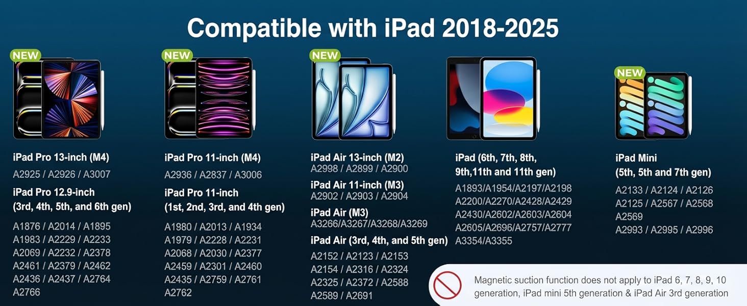 Stylus Pen for iPad 2018-2025