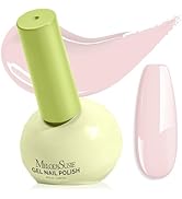 MelodySusie Sweet-Scented Plant-Based Gel Nail Polish, Unique 16.5ml Tilt-and-Stand Bottle for Ea...