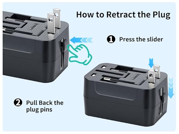 travel adapter plug adaptor power adapter fast charger