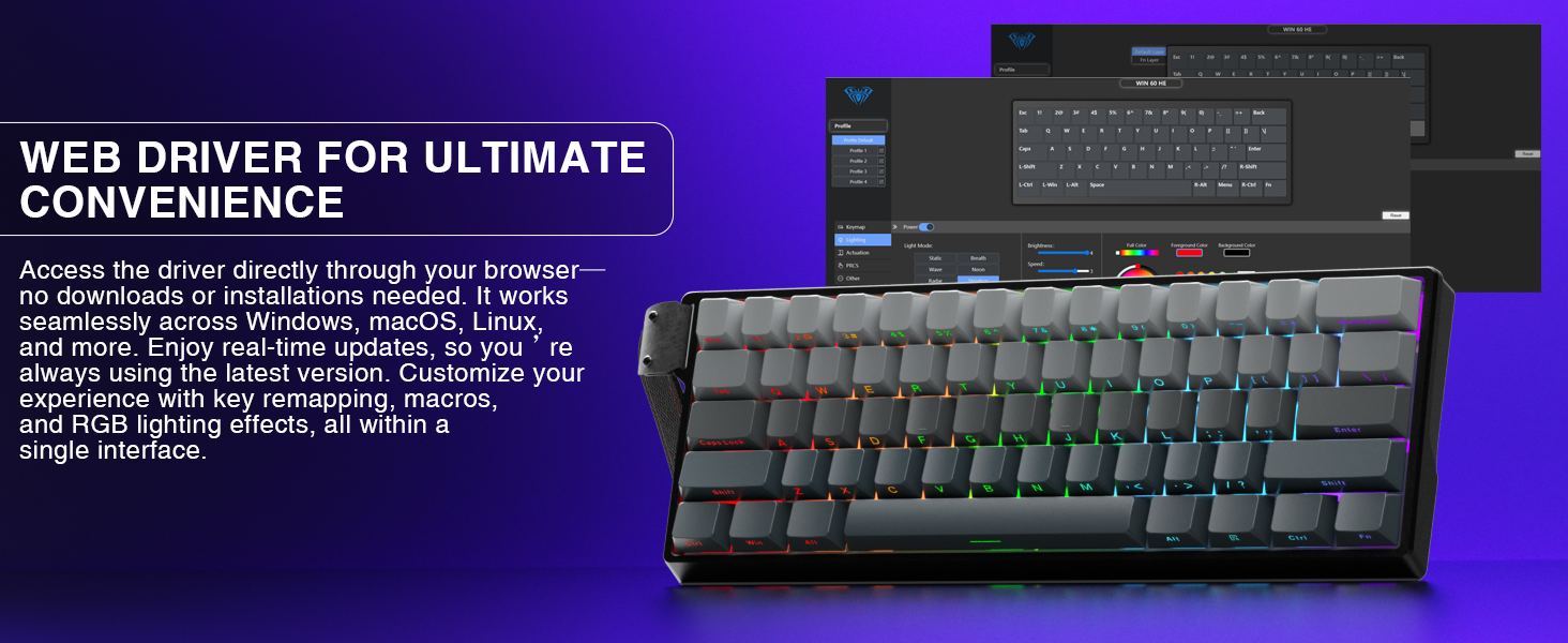 AULA keyboard Web Driver