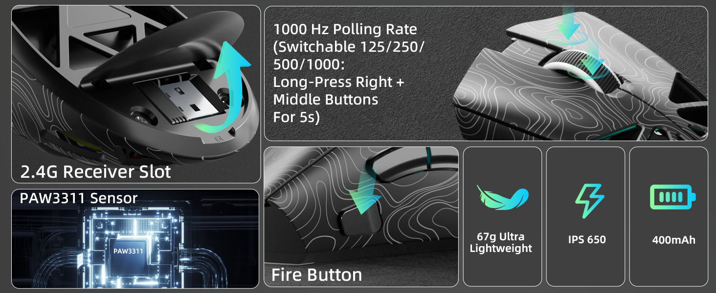 AULA SC620 computer mouse