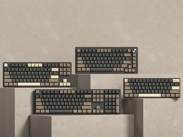 womier retro mechanical keyboard keycaps cherry profile pbt