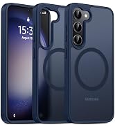 Oterkin Magnetic for Samsung Galaxy S23 Case Matte, S23 Phone Case Compatible with MagSafe Froste...