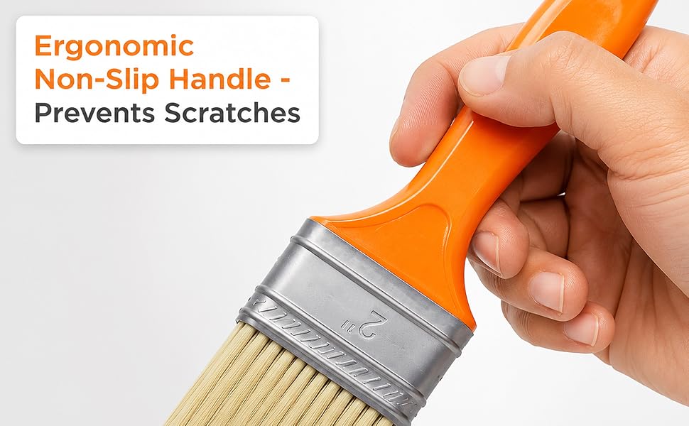 3 Pack orange Microfiber Duster Brush 3