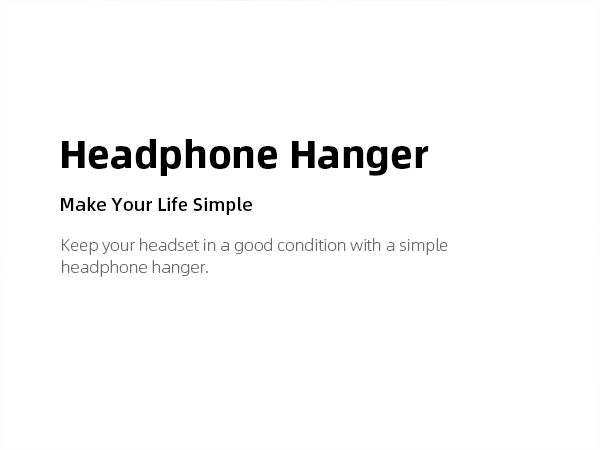 headset hook for desk