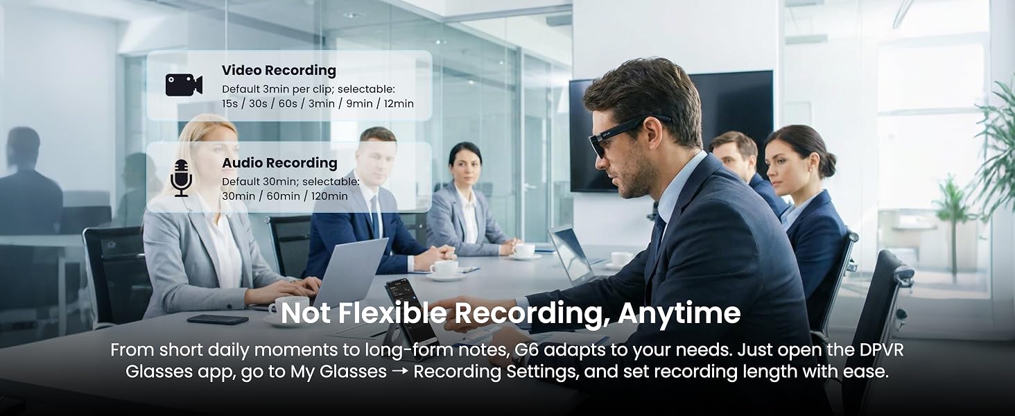 glasses that record