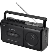 G Keni Portable Cassette Player Boombox AM/FM Radio Stereo, Casette Tape Player Recorder with Ear...