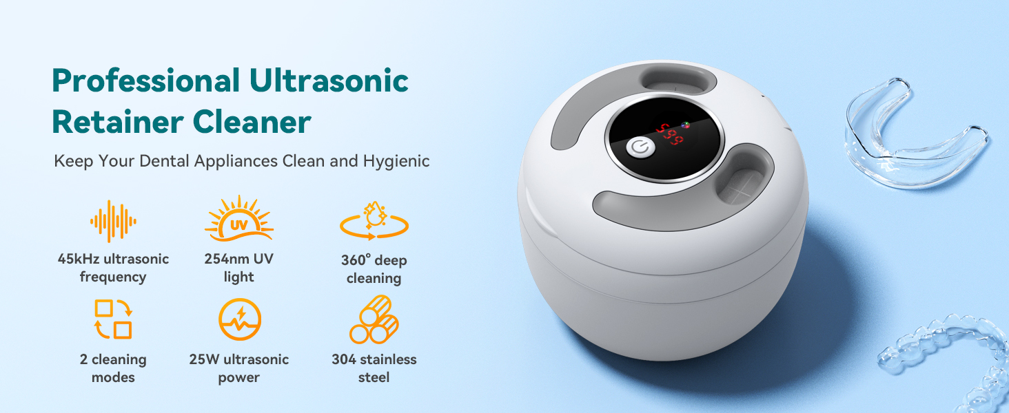 Professional Ultrasonic Retainer Cleaner