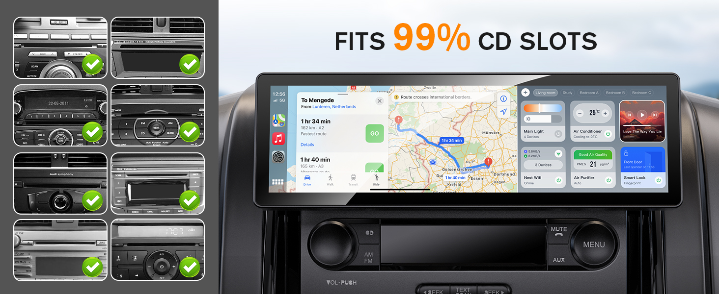 cd carplay screen holder