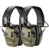 ZOHAN Electronic Shooting Ear Protection with 4X Sound Amplification,Slim Active Noise Reduction ...