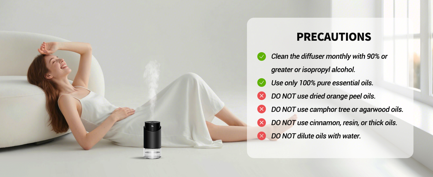 Waterless Essential Oil Diffuser