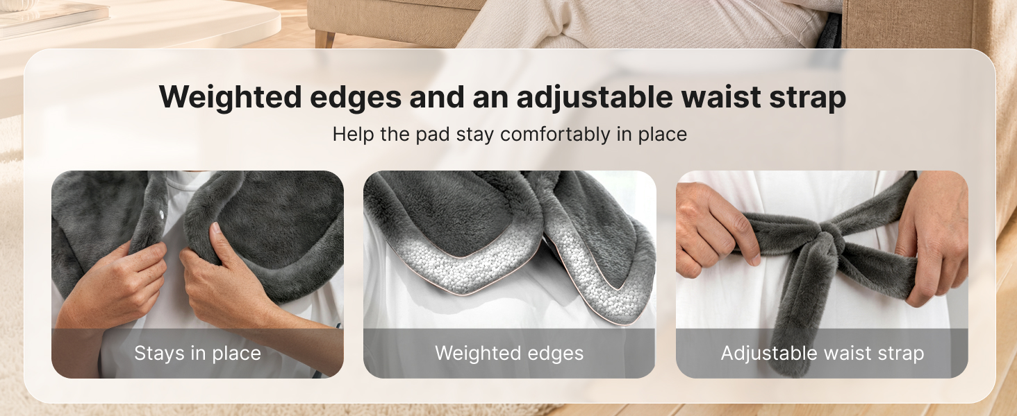 heating pad for neck and shoulders and back