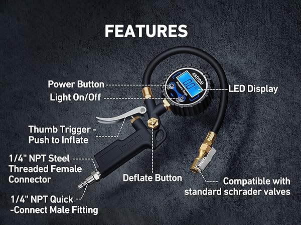tire pressure gauge for cars