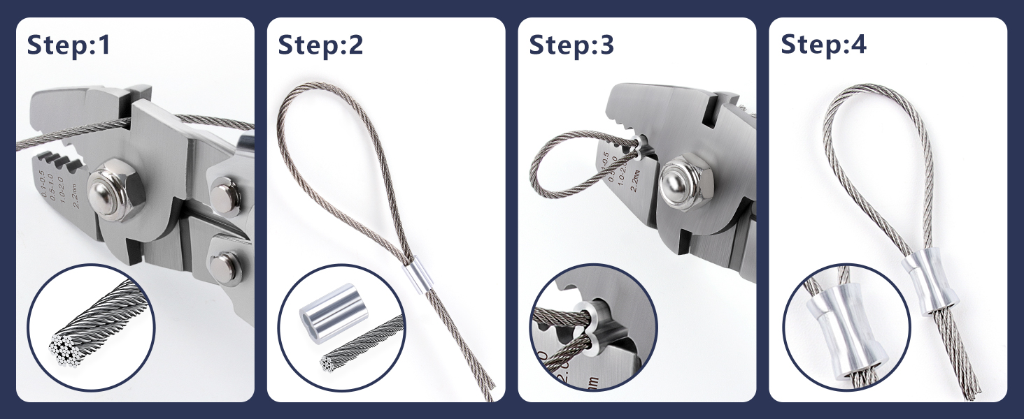 Wire Rope Crimping Tool