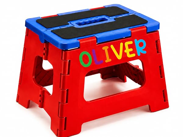 red step stool