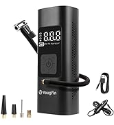 YOUGFIN Tire Inflator Portable Air Compressor, Air Pump for Car Tires Max 150 PSI, Bike Pumps wit...