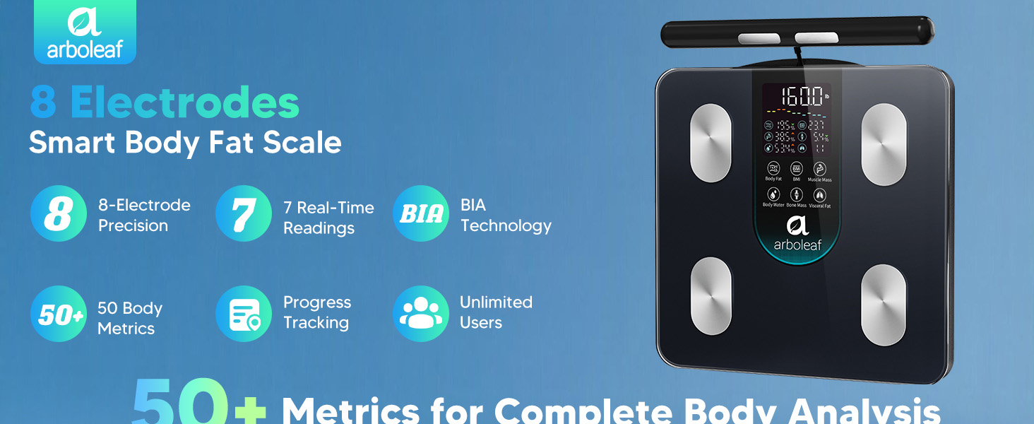 arboleaf 8-Electrode Scale for Body Weight