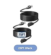 DEWENWILS Outdoor Extension Cord 25FT Christmas, Waterproof Power Cord for Indoor Outdoor Applian...