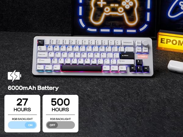 Galaxy68 Wireless Mechanical Keyboard in Aluminum with QMK/VIA Support