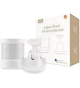 MOES PIR Motion Sensor, Requires MOES Tuya ZigBee Hub, Smart Motion Detector Work with Smart Life...
