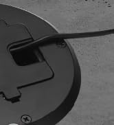 RACO Floor Box Kit 6239ACBK Black 15A/125V Duplex Receptacle Outlet with USB Ports, Single Gang E...