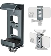 Metal Phone Tripod Mount Arca Port &amp; Action Camera Adapter, Adjustable Smartphone Tripod Adapter ...