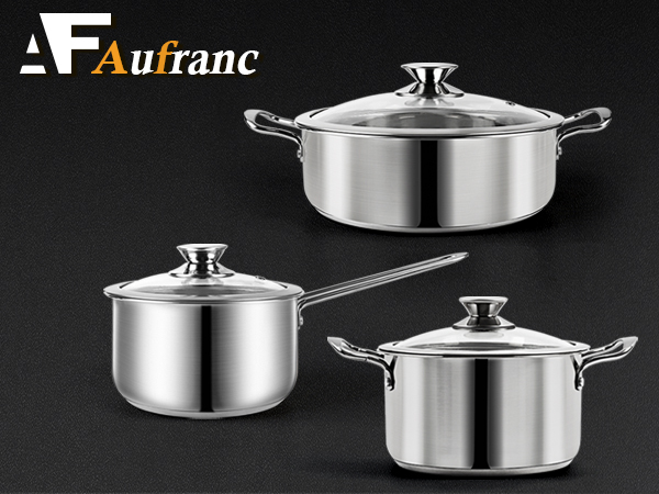 Stainless Steel Pots and Pans Set
