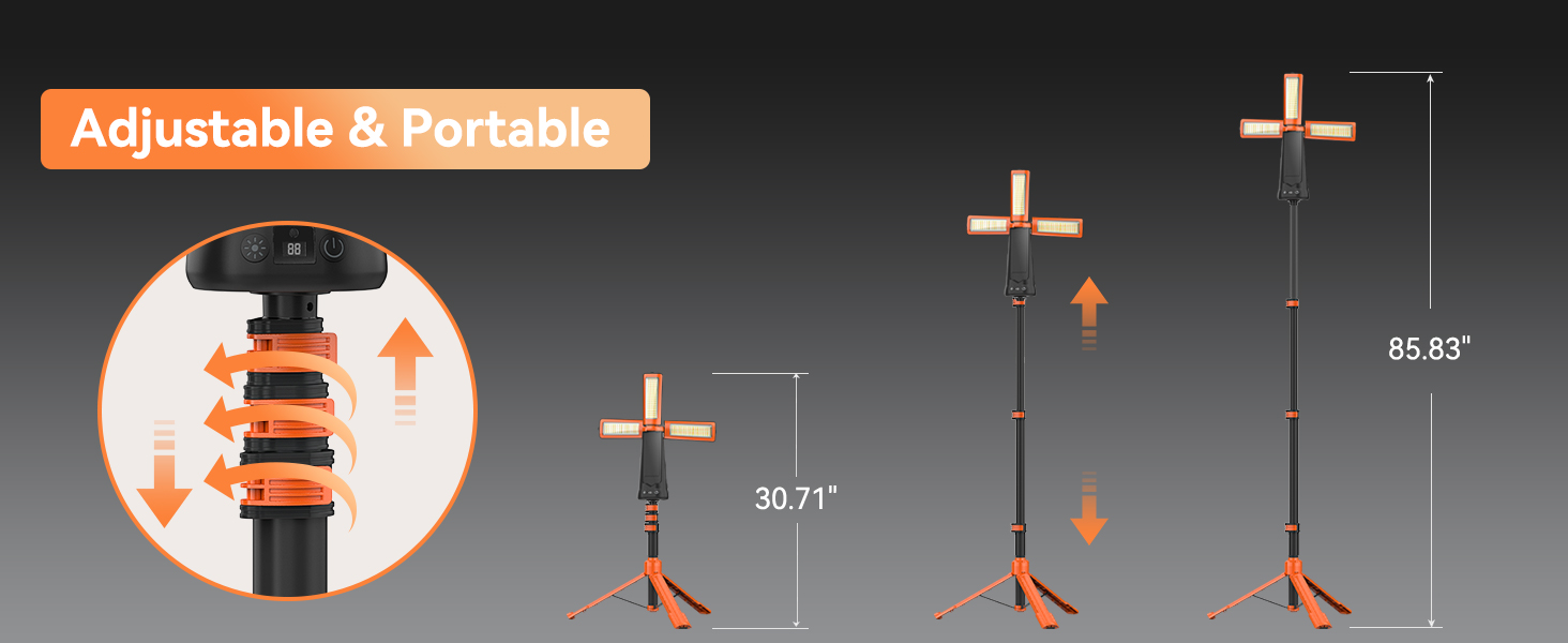 Rechargeable Camping Light with Stand