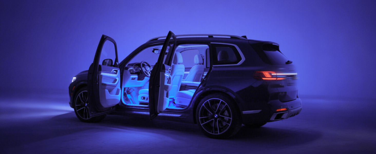 Car interior atmosphere lights