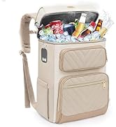 Backpack Cooler Insulated Leak Proof, Lightweight Soft Sided Cooler Backpack for Men Women, Water...