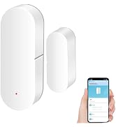 Sanofuturion Smart WiFi Door/Window Sensor | Tuya Smart Alarm, Wireless Entry Detector with Real-...